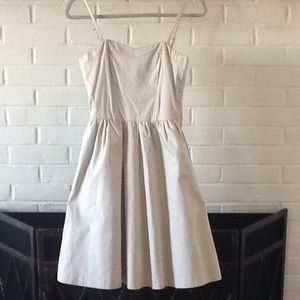 H&M Tan spaghetti strap dress